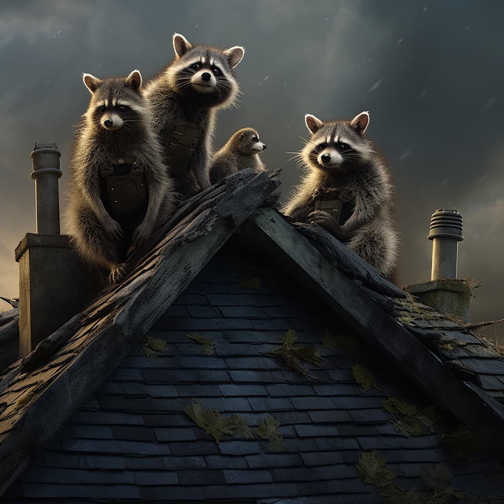 do racoons hibernate